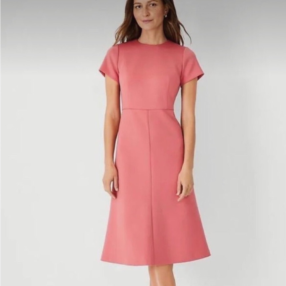 Ann Taylor Coral Midi dress sz14